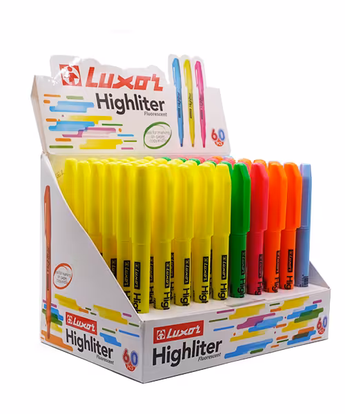 ماژیک علامت زن  قلمی لاکسور  رنگی (60عددی)