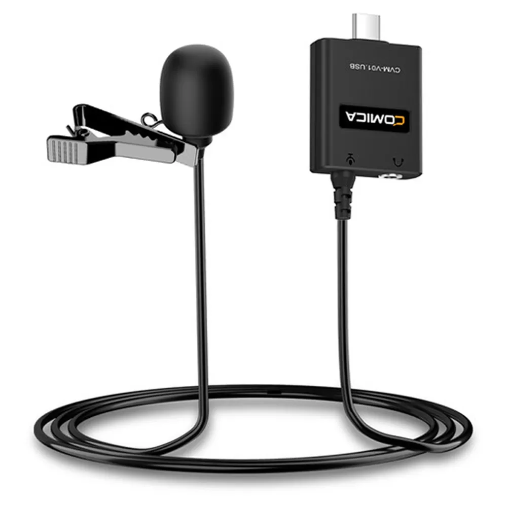 میکروفون یقه ای کامیکا Comica Audio CVM-V01USB Microphone for USB Type-C Devices