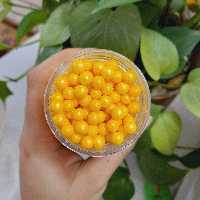 مروارید خوراکی زرد 20گرمی