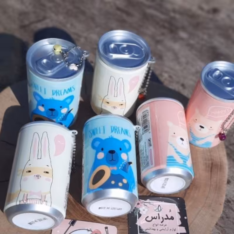 دستمال مرطوب قوطی ..  در طرح های فانتزی کیوت 