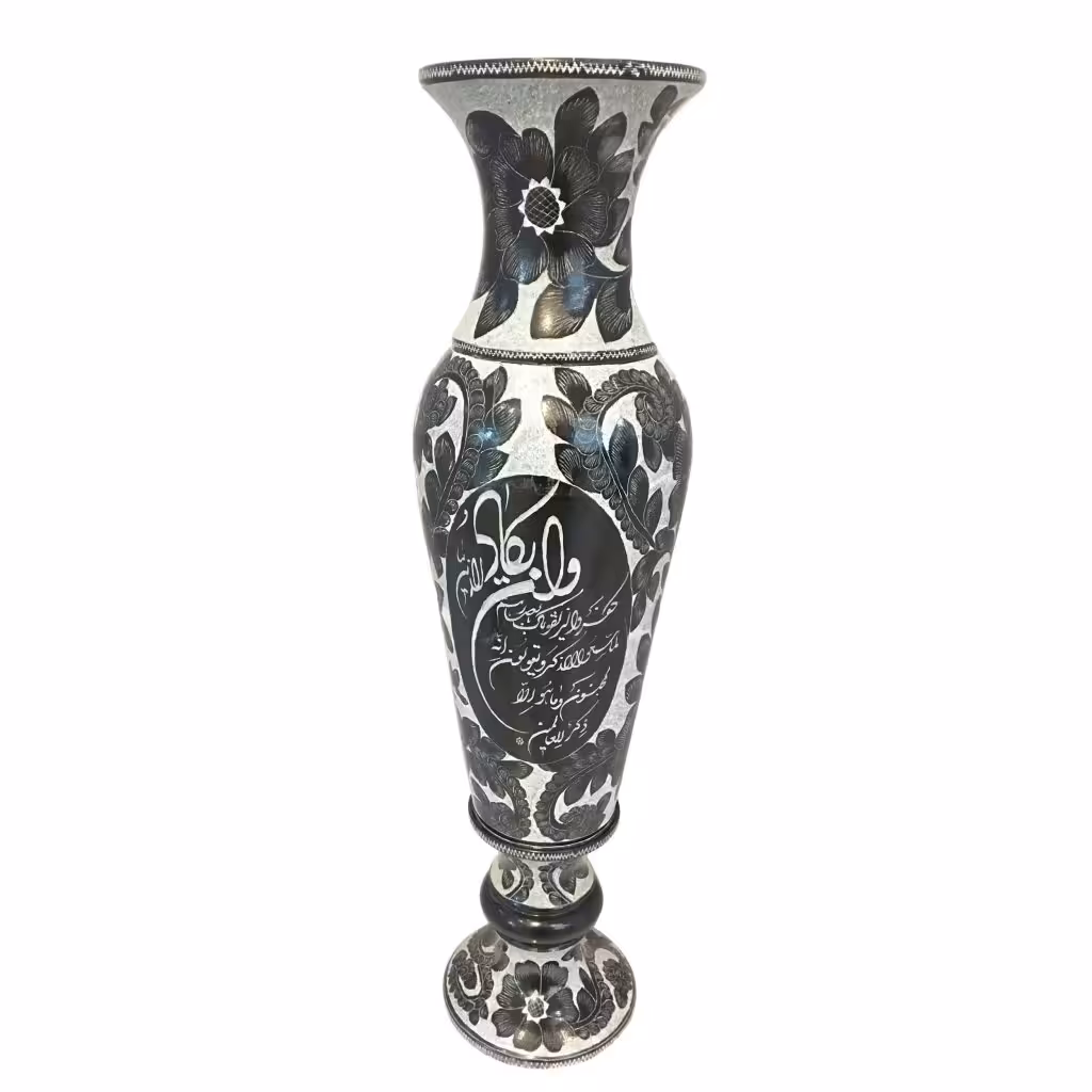گلدان سنگی مدل خطی طرح و ان یکاد