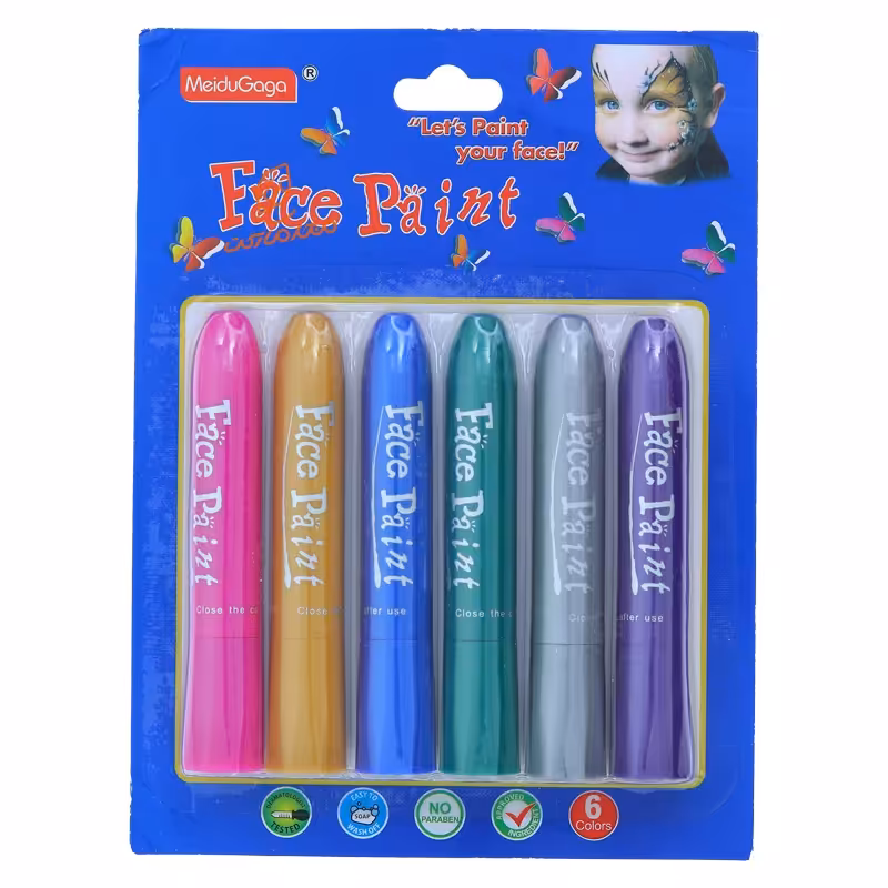 قیمت و خرید ماژیک گریم 6 رنگ MD-8006