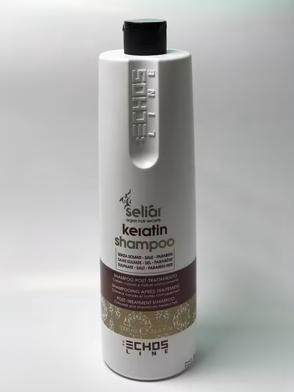 شامپو کراتین و آرگان موهای رنگ شده اچ اس لاین 1000 میل - ECHOSLINE