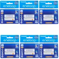باتری قلمی قابل شارژ پاناسونیک مدل eneloop بسته شش عددی