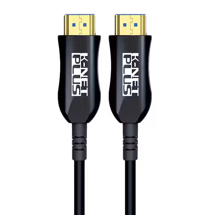 کابل HDMI 4K ورژن 2.0 فیبر نوری کی نت پلاس مدل KP-CHAOC700 طول 70 متر