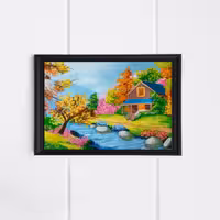 نقاشی تکنیک گواش سفارش انواع نقاشی های فانتزی تکنیک گواش و اکریلیک