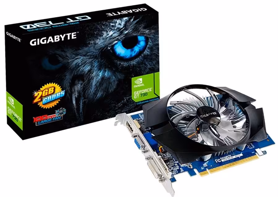 کارت گرافیک گیگابایت مدل جی تی 730 دی 5 با حافظه 2 گیگابایت