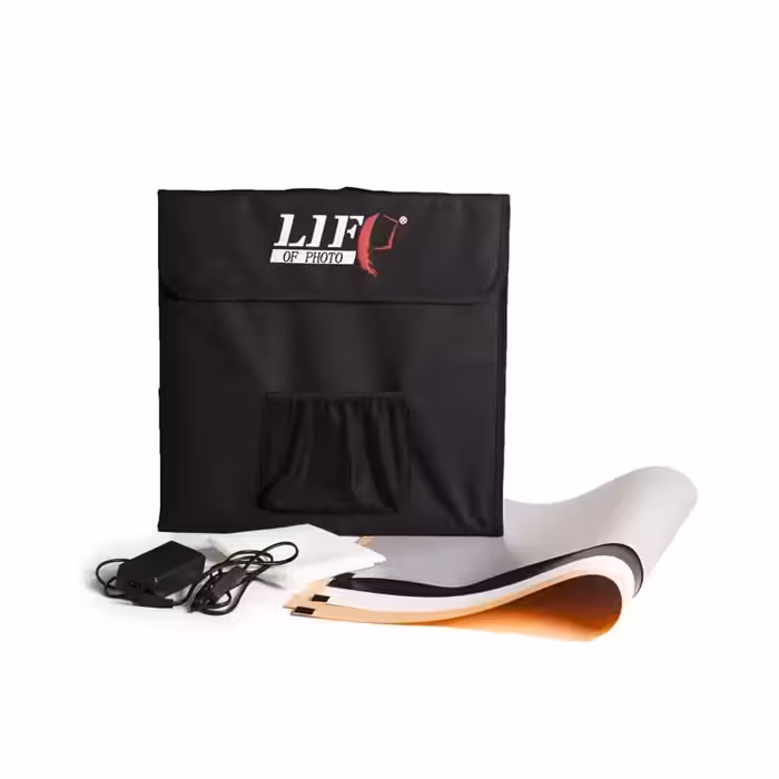 لایت باکس دیمردار دو رنگ لایف Life OF photo lightbox 70×70 LED770SW Series