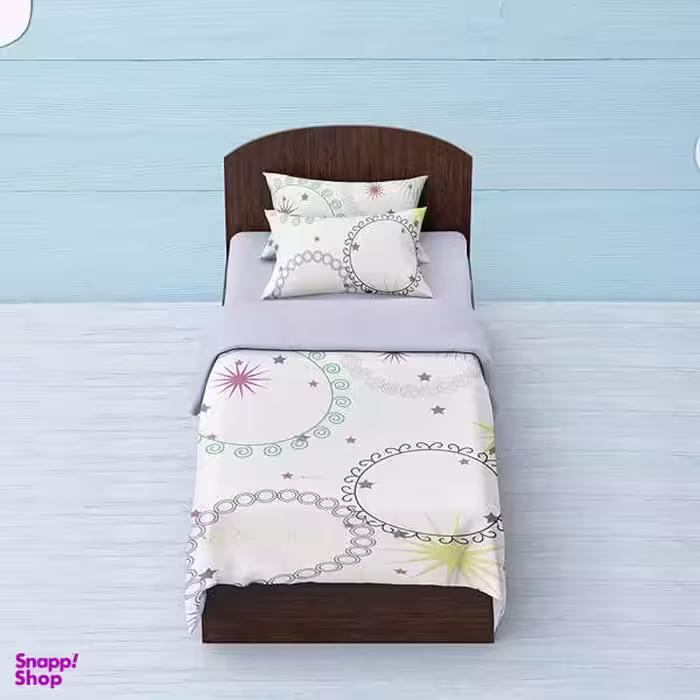 سرویس ملحفه شمسه نگار مدل BK796 یک نفره 3 تکه