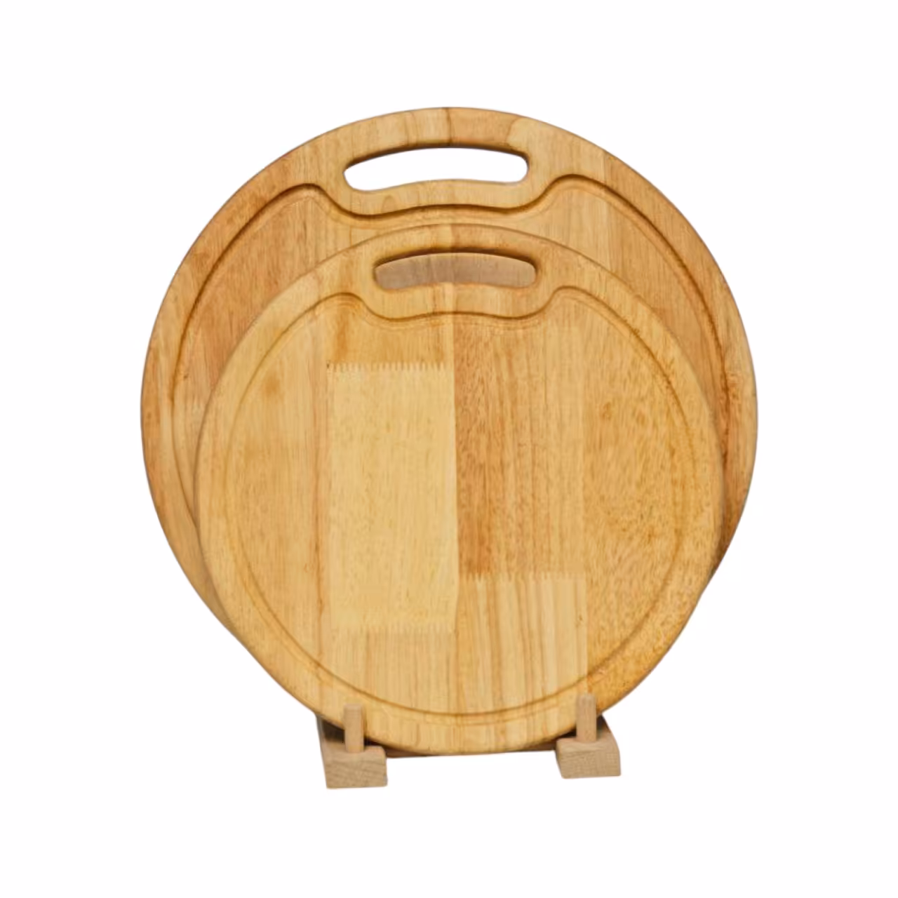 تخت گوشت گرد چوبی 2 سایز نایس وود مدل N510