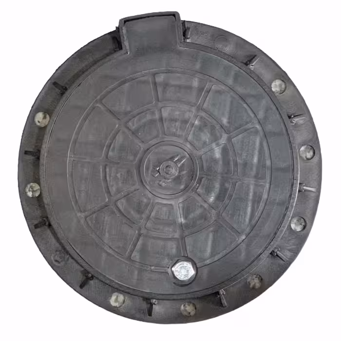 دریچه فاضلاب 20 سانتی لولا دار پلیمری