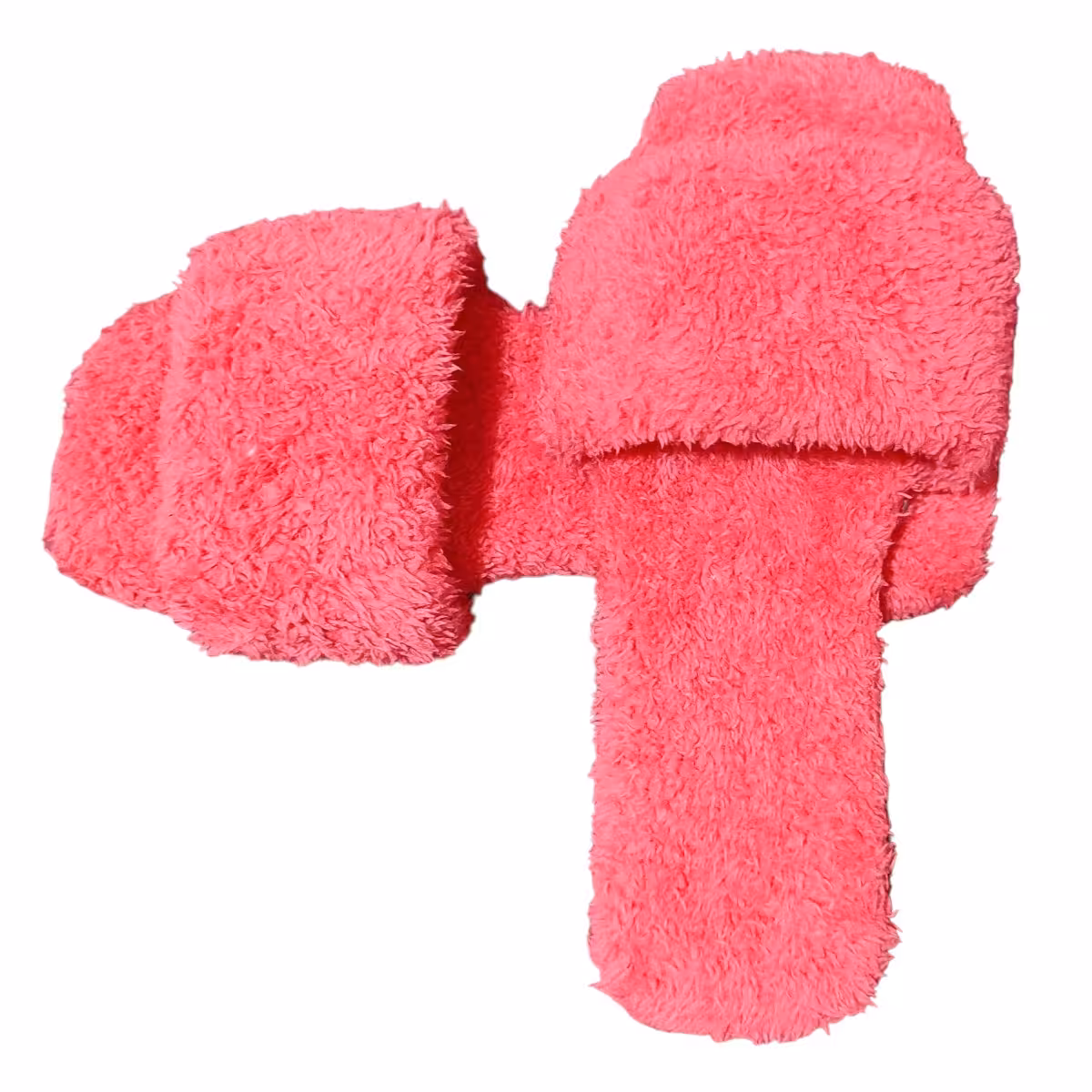 دمپایی راحتی روفرشی زنانه رنگ صورتی پر رنگ سایز 38 و 39