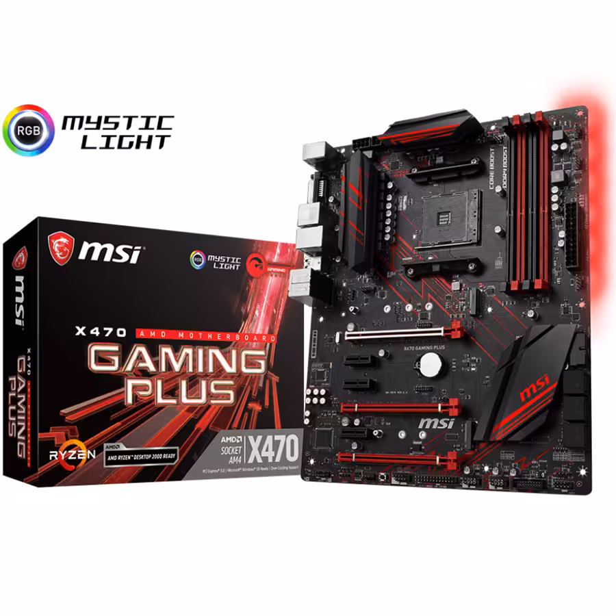 مادربورد ام اس آی مدل X470 GAMING PLUS