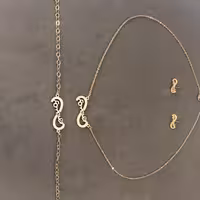 ست  3 تکه استنسل استیل طرح  forever بینهایت 