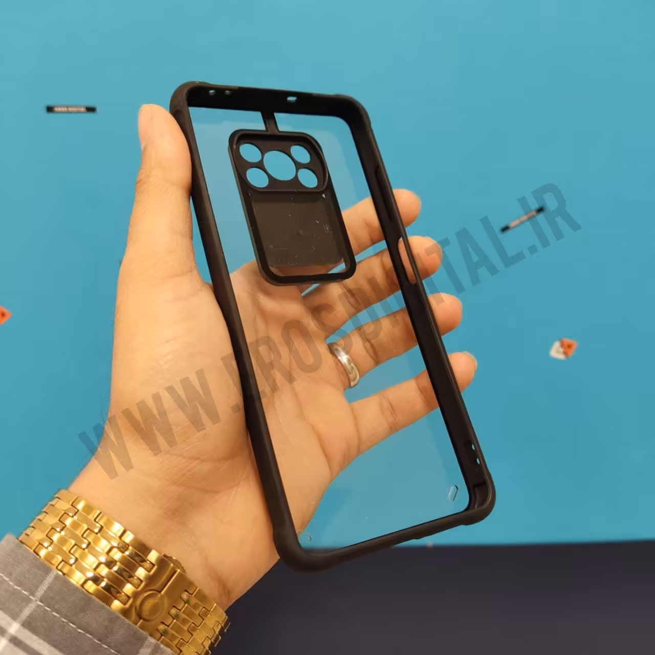 قاب گوشی پوکو X3 / X3 Pro مدل محافظ لنز دار کشویی شفاف