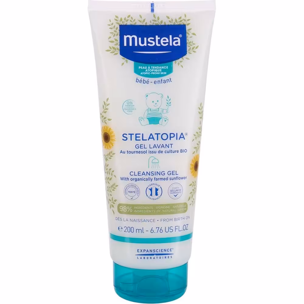ژل استلاتوپیا موستلا Mustela حجم 200 میلی لیتر