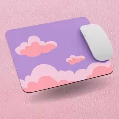 موس طرح ابر صورتی