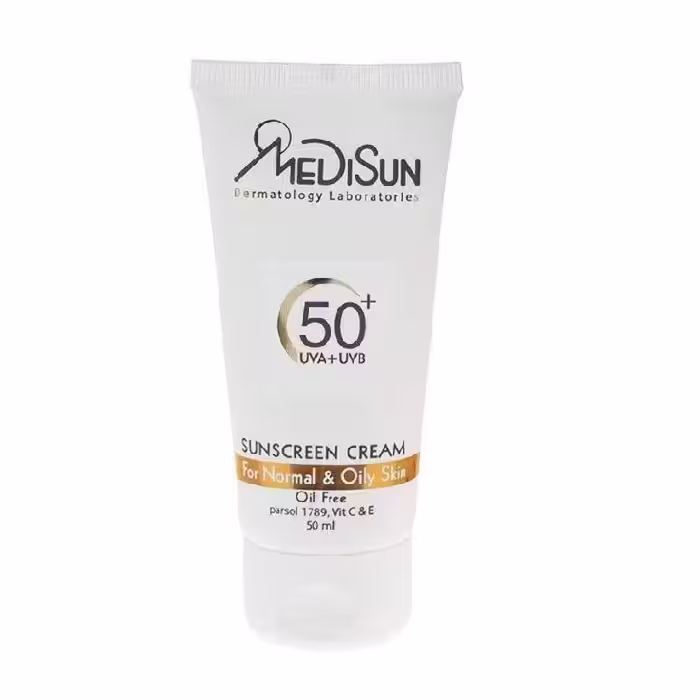 کرم ضد آفتاب مدیسان سری Normal And Oily Skin مدل 001 حجم 50 میلی لیتر