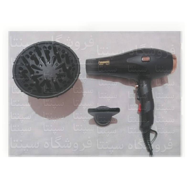 سشوار پاناسونیک ژاپنی (دیسپانسر دار) (اصل) 7000W ژاپنی (made in japan) سشوار پاناسونیک (سشوار سالنی) سشوار ارایشگاهی
