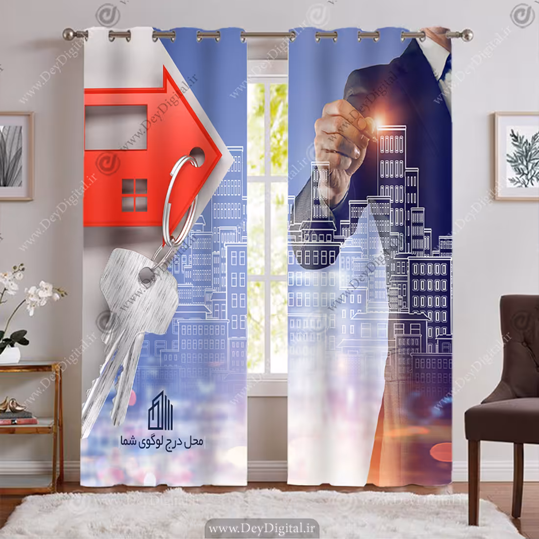 پرده تصویری برای مشاور املاک BA-6876