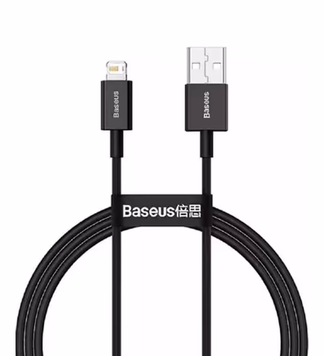 کابل 1 متری شارژ USB به Lightning باسئوس مدل CALYS-A01