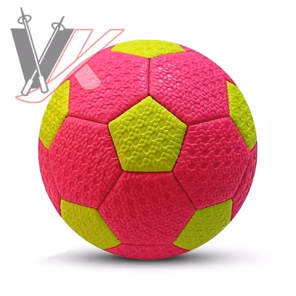 توپ فوتبال سایز 2 دوختی طرح لیزری صورتی کد 1901096