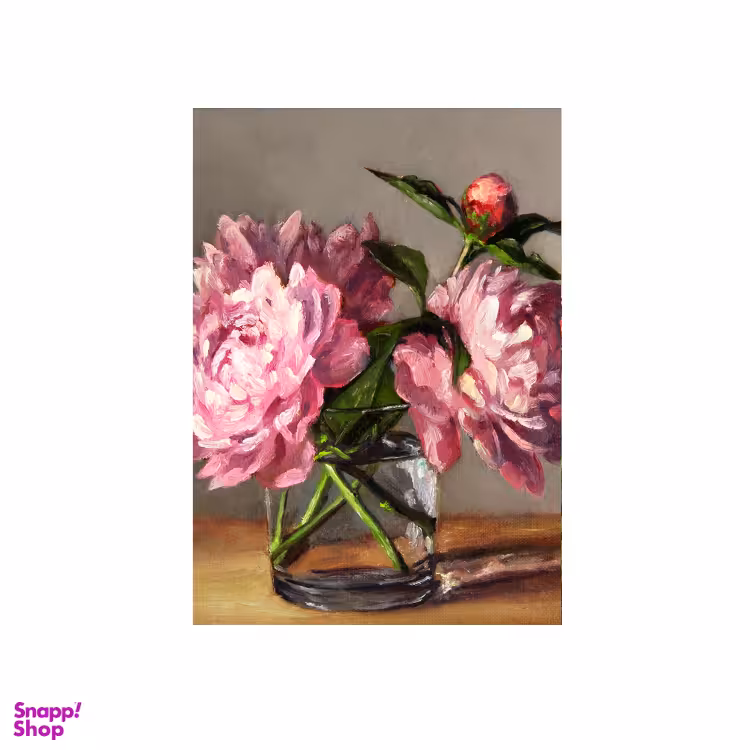 مگنت طرح گل صدتومنی کد VIOLET. PO سایز 5×7 سانتی متر