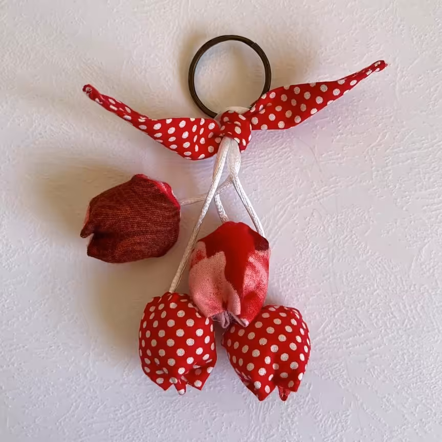 جاکلیدی گلدار،طرح گل لاله