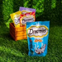 تشویقی گربه دریمیز  Dreamies 60g  طعم ماهی