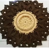 ماندالا. فرشینه.  رومیزی  (سفارشی)