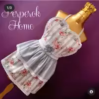 پیشبند دو دامنه کتان نخ 