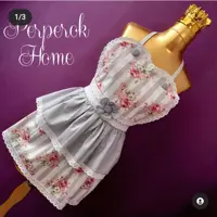 پیشبند دو دامنه کتان نخ 