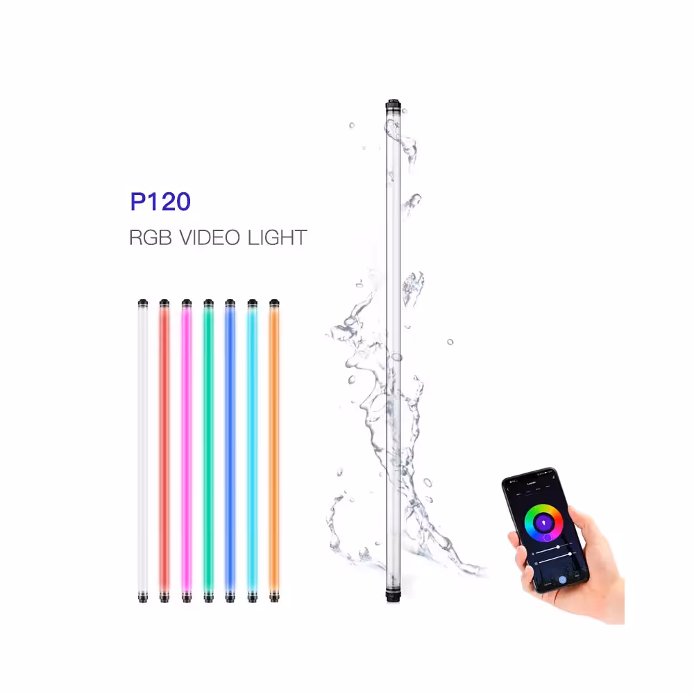 نور باتومی LUXCEO LED Video P120 RGB