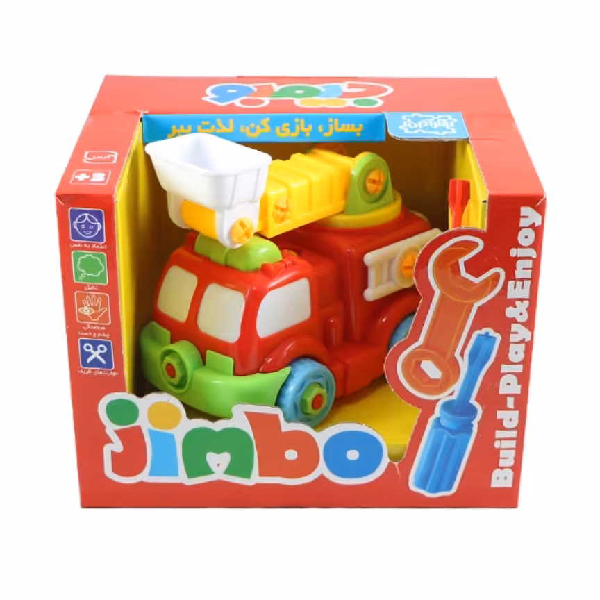 ساختنی جیمبو مدل ماشین آتش نشانی

