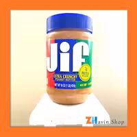 کره بادام زمینی جیف آمریکایی مدل کرانچی 454 گرم