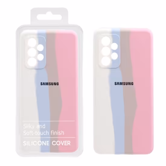 قاب گوشی سیلیکونی آبرنگی اورجینال محافظ لنزدار برای Samsung A52 / A52S کد 109