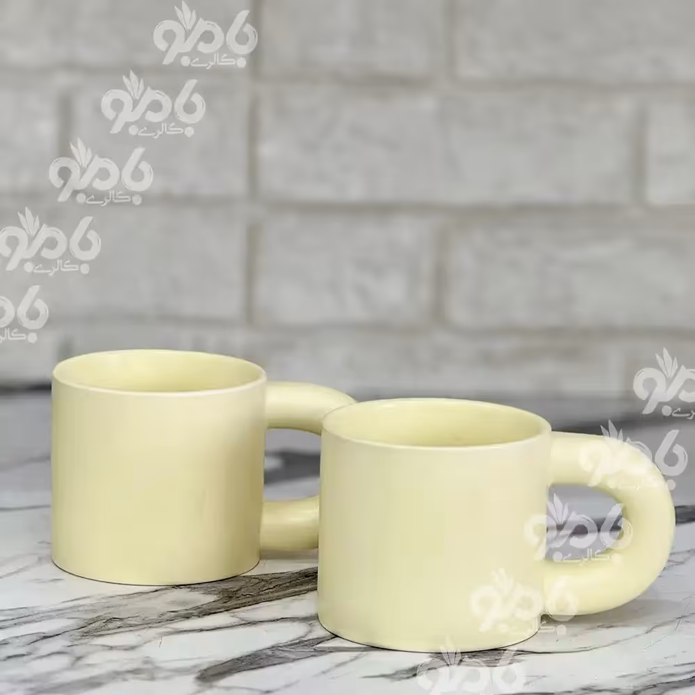 ماگ سرامیکی ساده دسته تپل 1ـ58