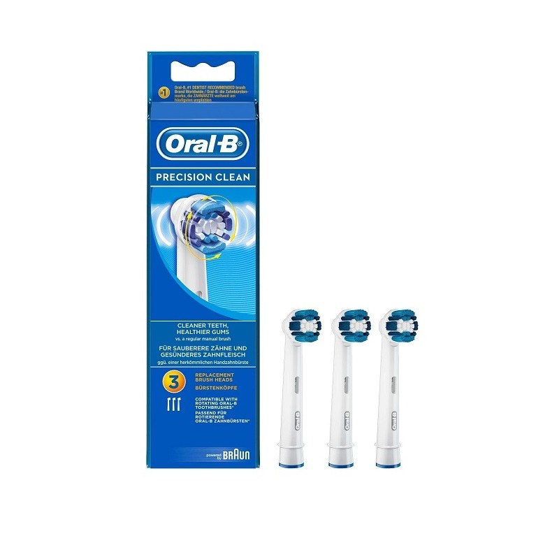 سری یدک مسواک برقی اورال بی مدل پرکشن کلین (PRECISION CLEAN) 3 عددی