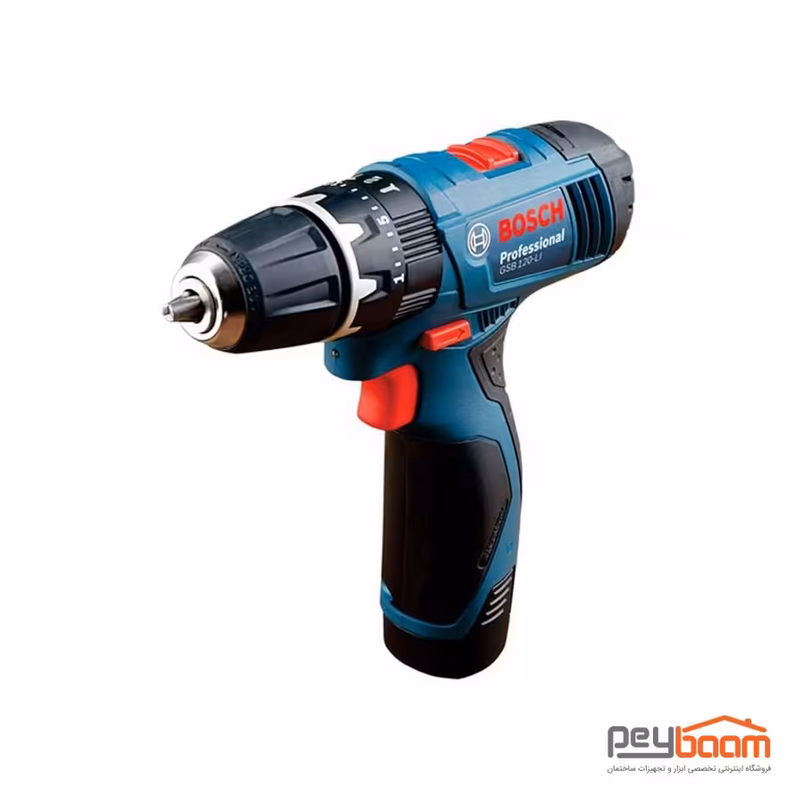 دریل پیچ گوشتی چکشی شارژی بوش مدل GSB 120-LI