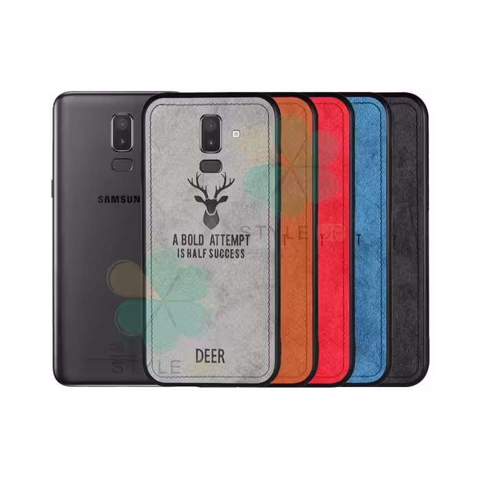 قاب گوشی سامسونگ Samsung Galaxy J8 پارچه ای طرح گوزن