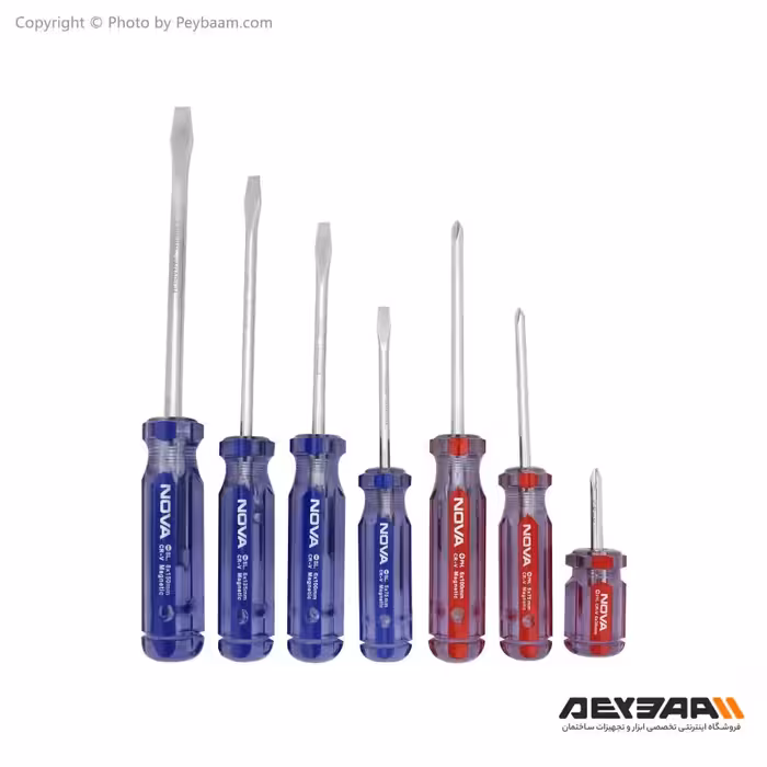 مجموعه 7 عددی پیچ گوشتی نووا مدل NTS 1015-1