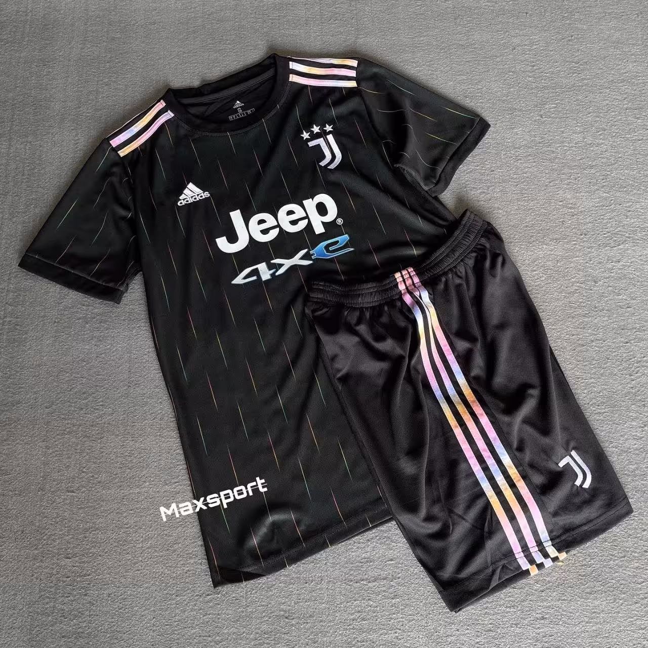 تیشرت شورت یوونتوس مشکی