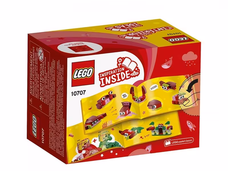 لگو red creativity box lego 10707