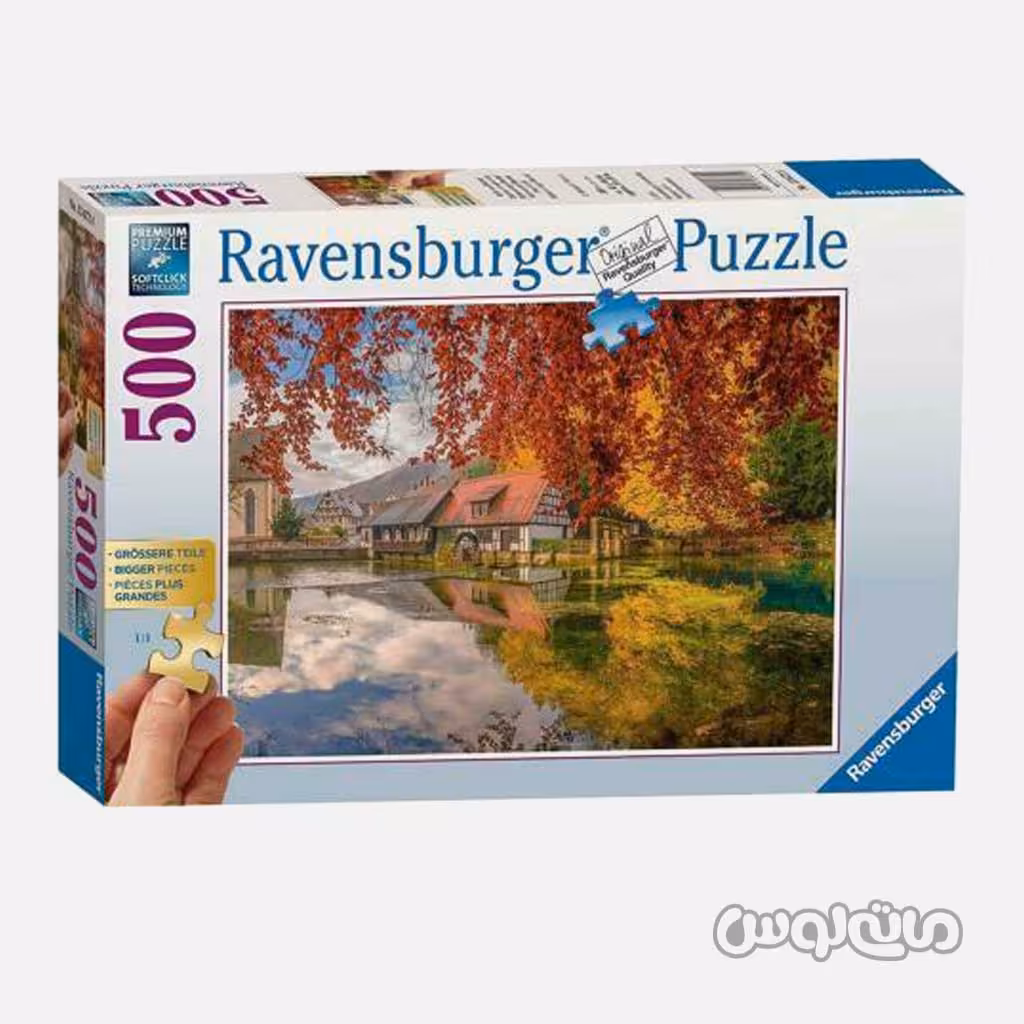 پازل 1000 قطعه ای نقاشی گوزن زمستانی اثر وین پارکین رونزبرگر


