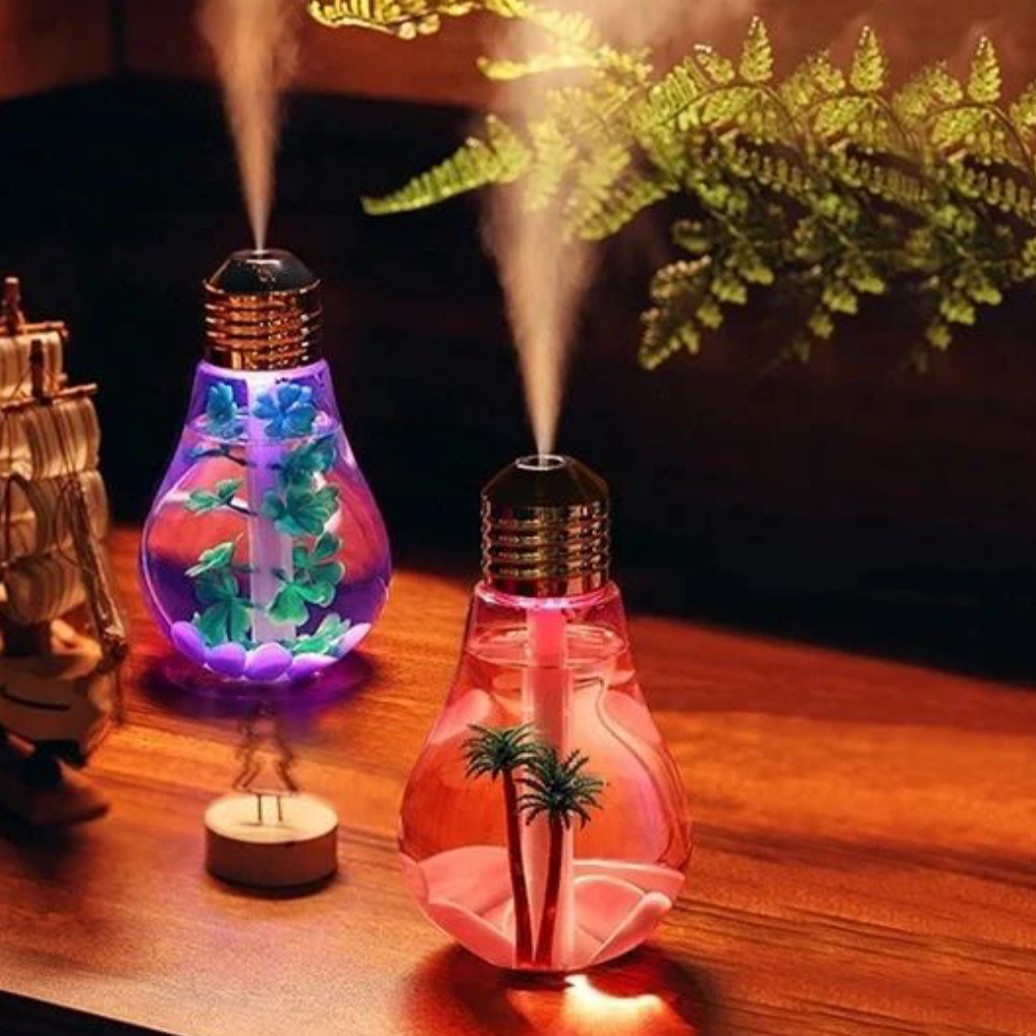 بخور سرد رو میزی طرح لامپ