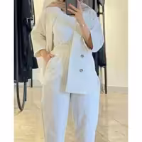 ست مانتو شلوار مانا جنس لینن دارای سایزبندی ( ارسال رایگان )