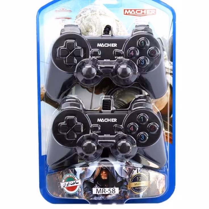 دسته بازی  کامپیوتر مچر دوتایی   Macher MR-58  