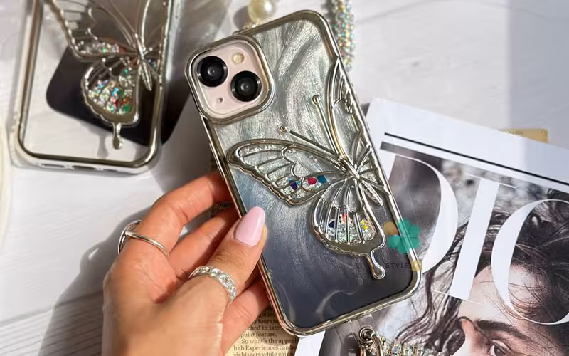 قاب پروانه براش آکواریومی گوشی آیفون