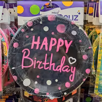 تم تولد happy birthday سرخ آبی 