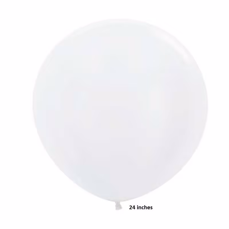 بادکنک سفید 24 اینچ - سوپر بالن سفید - بادکنک 24 اینچ سفید - بادکنک لاتکس سفید 24 اینچ